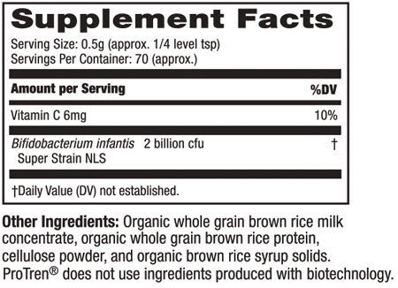 Life Start Pro Dairy Free - 1.25 oz Supplement Facts Life Start Pro Dairy Free - 1.25 oz Supplement Facts